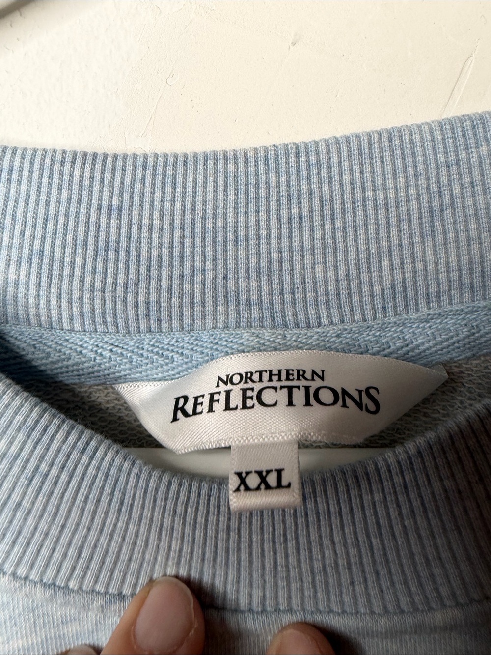 Northern Reflections Winter Landscape Scenic Sweatshirt Blue Women’s XXL - Picture 7 of 9